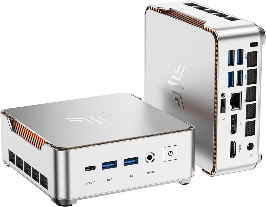 KAMRUI Pinova P2 Mini PC 16GB RAM 512GB SSD, AMD Ryzen 4300U 28W(Beats 10110U/3500U/N95,Up to 3.7GHz) Mini Computers,Triple 4K Display/HDMI+DP+Type-C/WiFi/BT for Home/Business Mini Desktop Computers