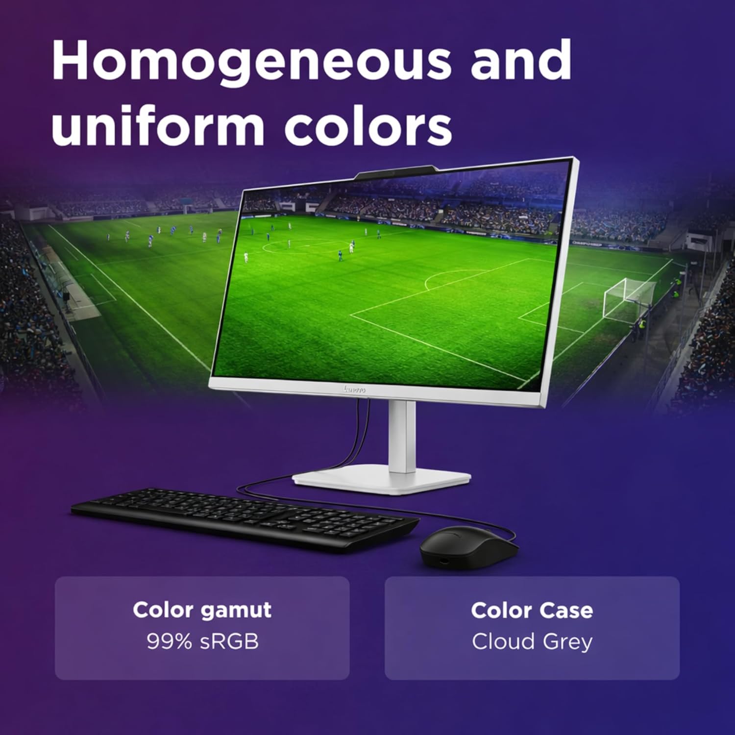Lenovo 24" FHD All-in-One (AIO) Desktop - 16GB RAM - 512GB SSD - Intel Core - Office 365 for The Web | Stylish & Sleek - Stunning Display - Easy Task Management & Clear Calls - Fast & Quick Access