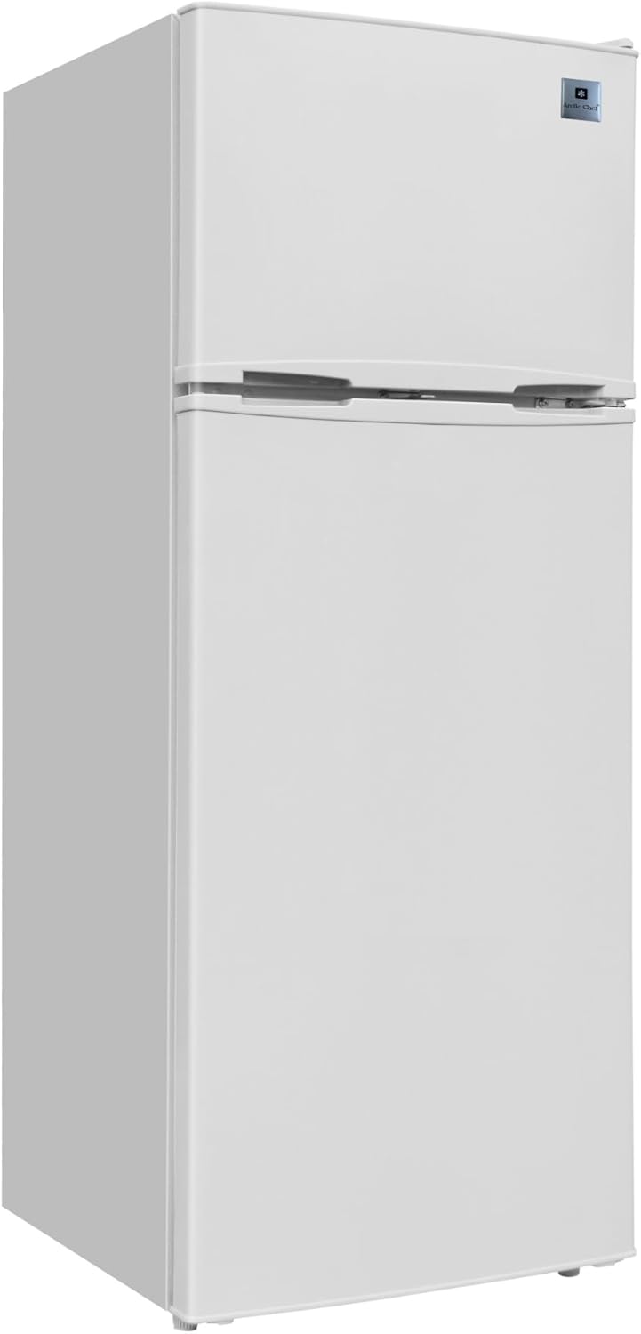 ARCTIC CHEF ACFR741WHITE6COM Apartment Size Large Compact Fridge, 7.5, White