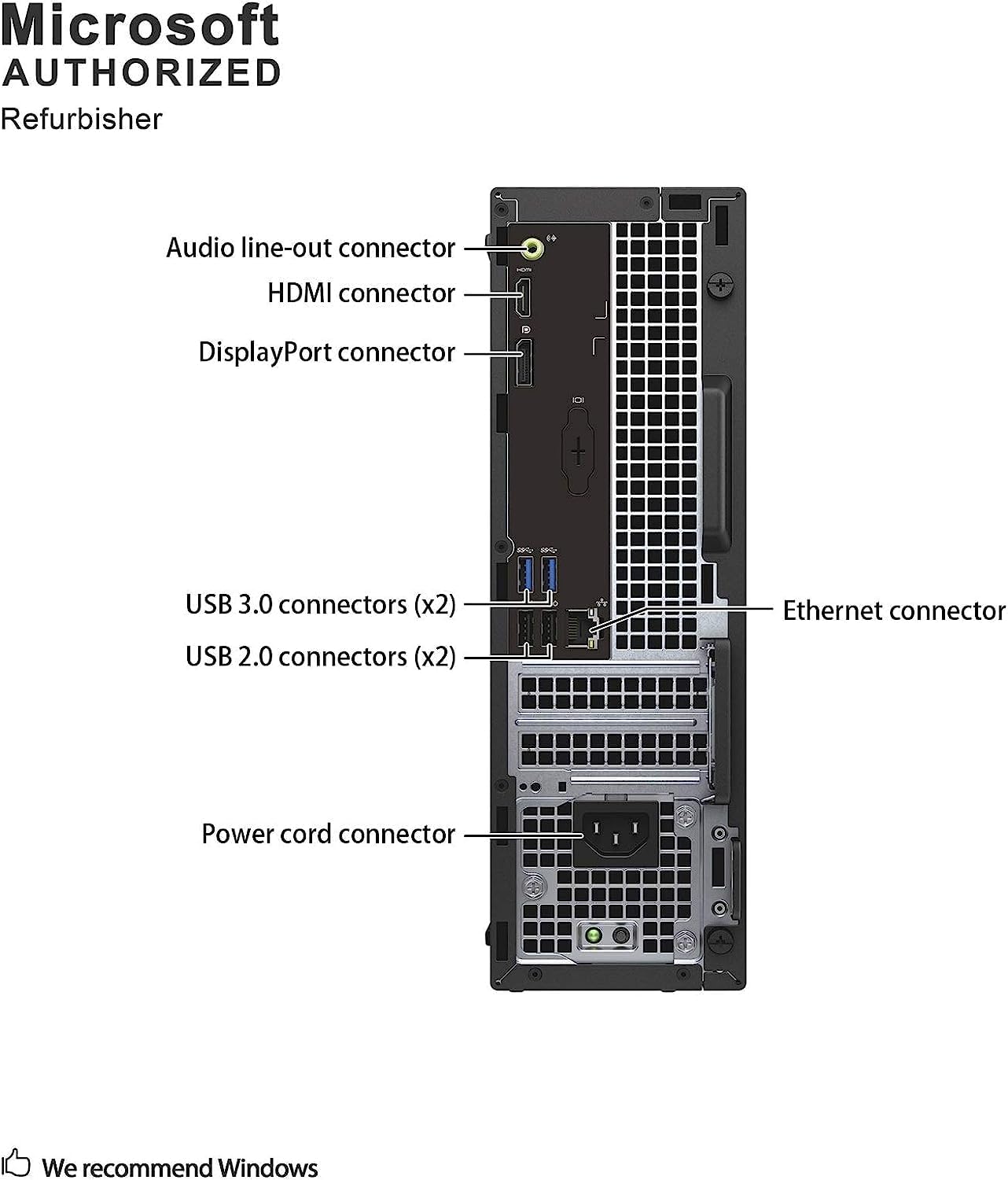 Dell Optiplex 3050 SFF Desktop Computer PC, Intel Quad Core i5-6500 up to 3.6GHz, 16GB DDR4, 256GB SSD, WiFi, 4K Support, DP, HDMI, Windows 11 Pro 64 Bit (Renewed)