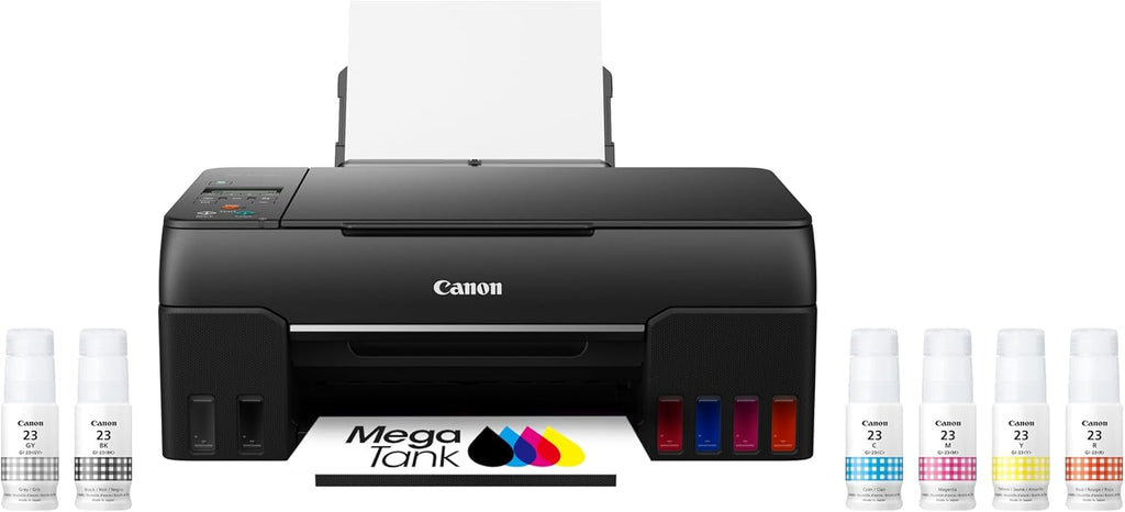 Canon PIXMA G620 Wireless MegaTank Photo All-in-One Printer Print, Copy, Scan, Black,Works with Alexa