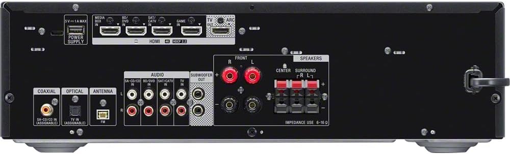 Sony STRDH590 5.2 Multi-Channel 4k HDR AV Receiver with Bluetooth Bundle with 3 YR CPS Enhanced Protection Pack