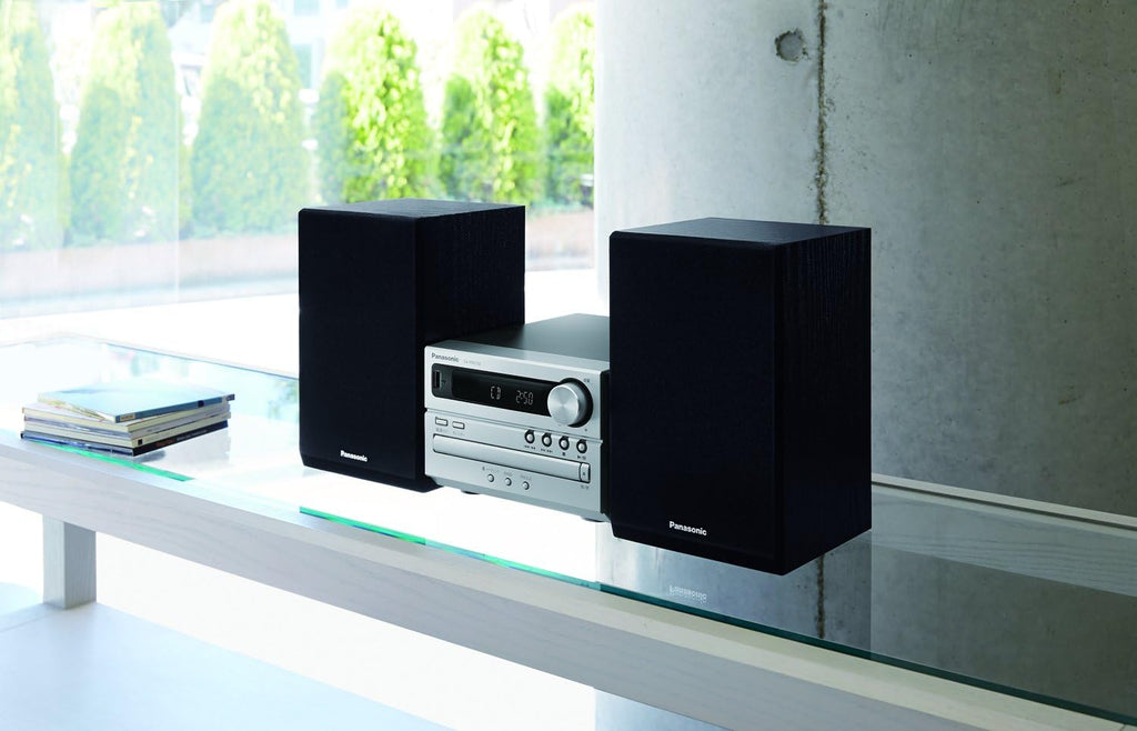 Panasonic CD Stereo System USB Memory / Bluetooth Correspondence Silver SC-PM250-S