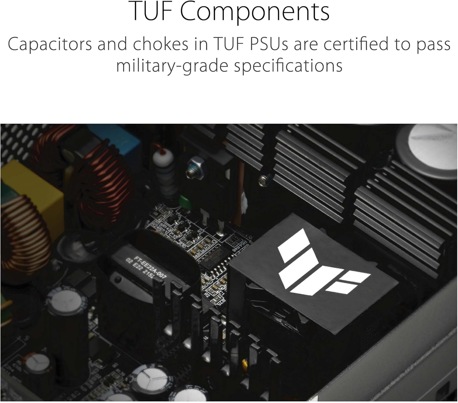 ASUS TUF Gaming 1000W Gold (1000 Watt, ATX 3.0 Compatible Fully Modular Power Supply, 80+ Gold Certified, Military-Grade Components, Dual Ball Bearing, Axial-tech Fan, PCB Coating, 10 Year Warranty)