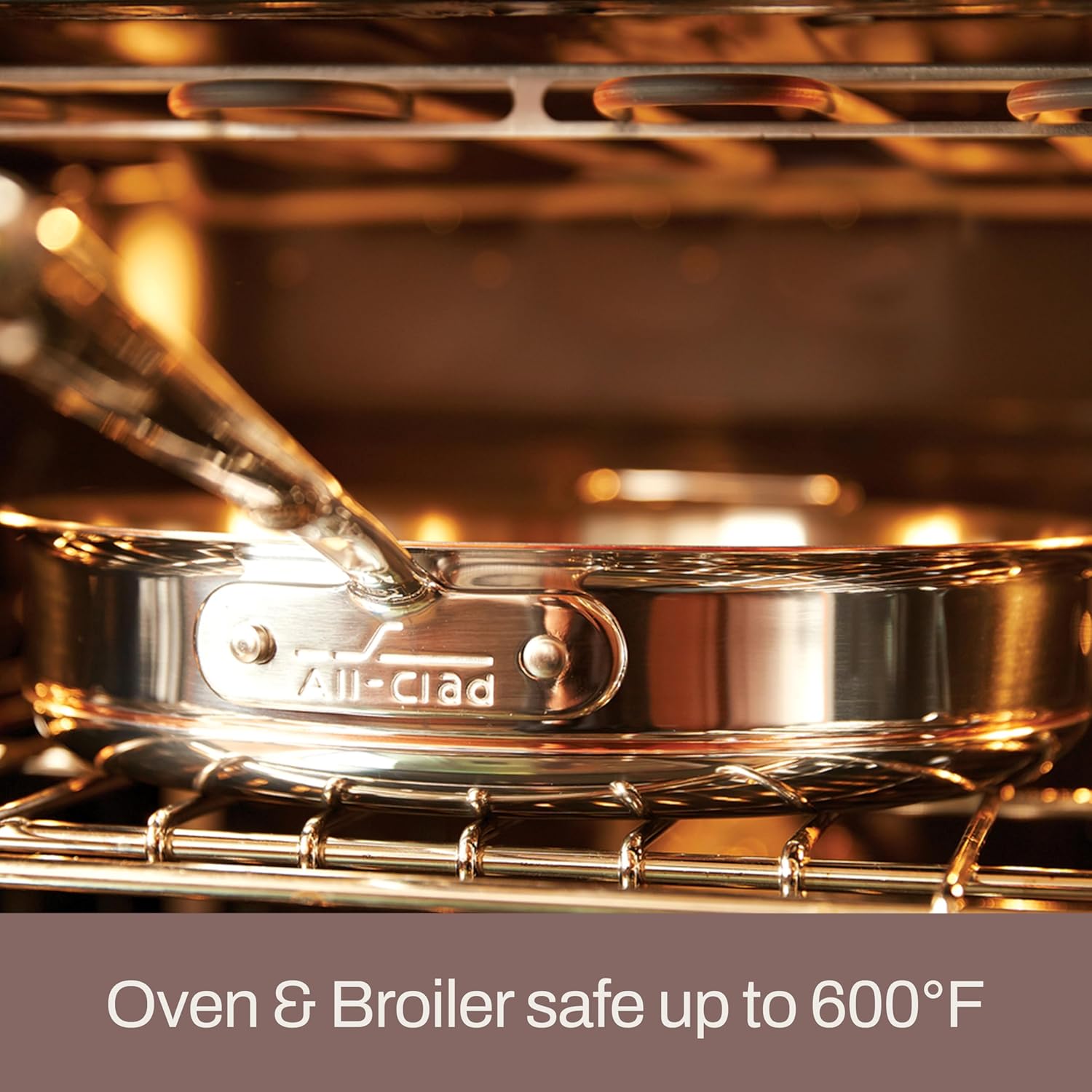 All-Clad Copper Core 5-Ply Stainless Steel Sauce Pan 2 Quart Induction Oven Broiler Safe 600F Pots and Pans, Cookware Silver