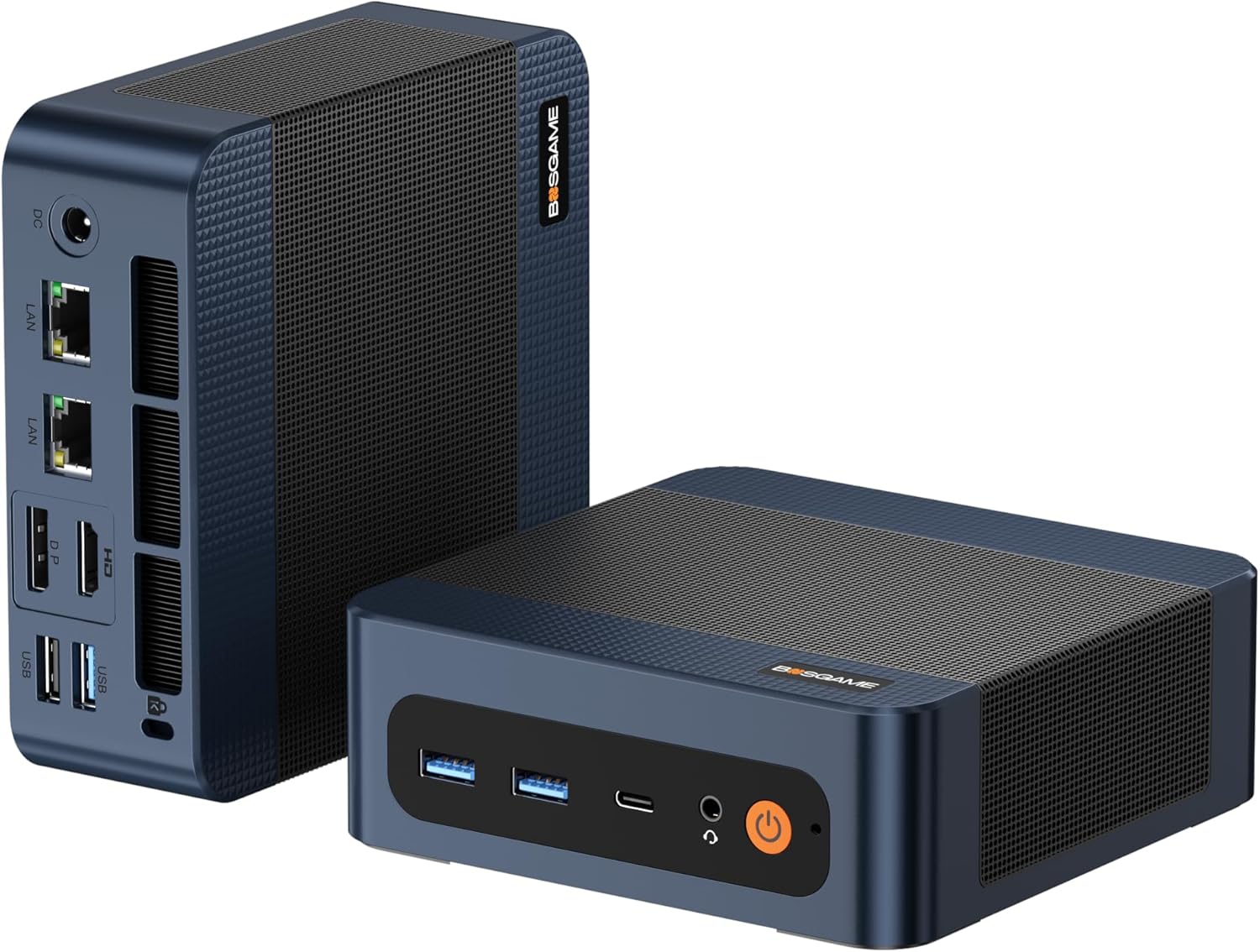 BOSGAME P3 MIX Mini PC, Mini Desktop Computer with AMD Ryzen 5 7640HS (up to 5.0 GHz), 16GB DDR5, 512GB PCIe SSD, 4K Triple Display, USB 4.0, Dual 2.5G LAN & Wi-Fi 6E & BT5.2, for Home, Office, Gaming