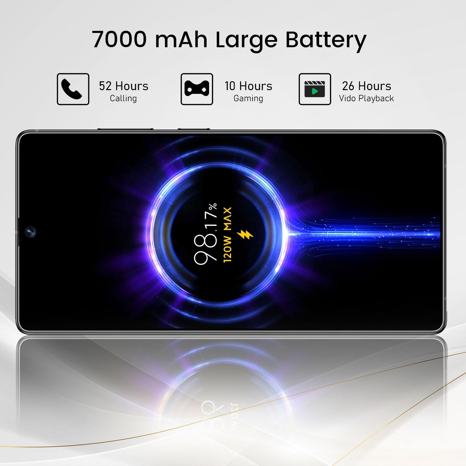 I25 Ultra Flagship Killer Smartphone - Snapdragon 8 Gen 3, 16GB+512GB, Massive 6.99" FHD+ Display, 108MP+68MP Pro Cam, 7000mAh 2-Day Battery, Android 14, Includes Stylus Pen (Pink)