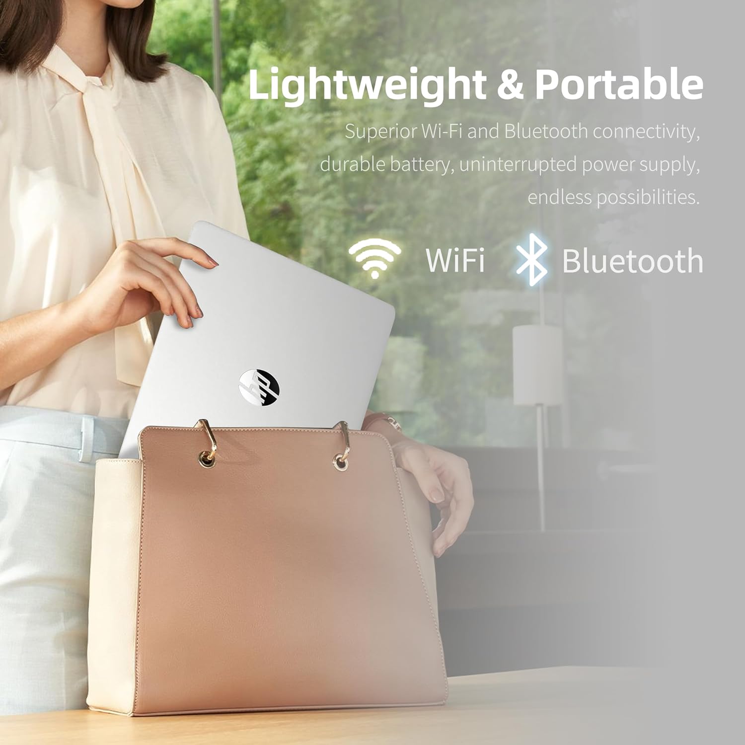 HP Essential Laptop Computer for Home and Student with Office 365, 2026 Edition, 16GB RAM, 128GB Storage- Intel Processor - LED Display, 500GB External HDD, Portable Design, Copilot AI, Win 11 Home S