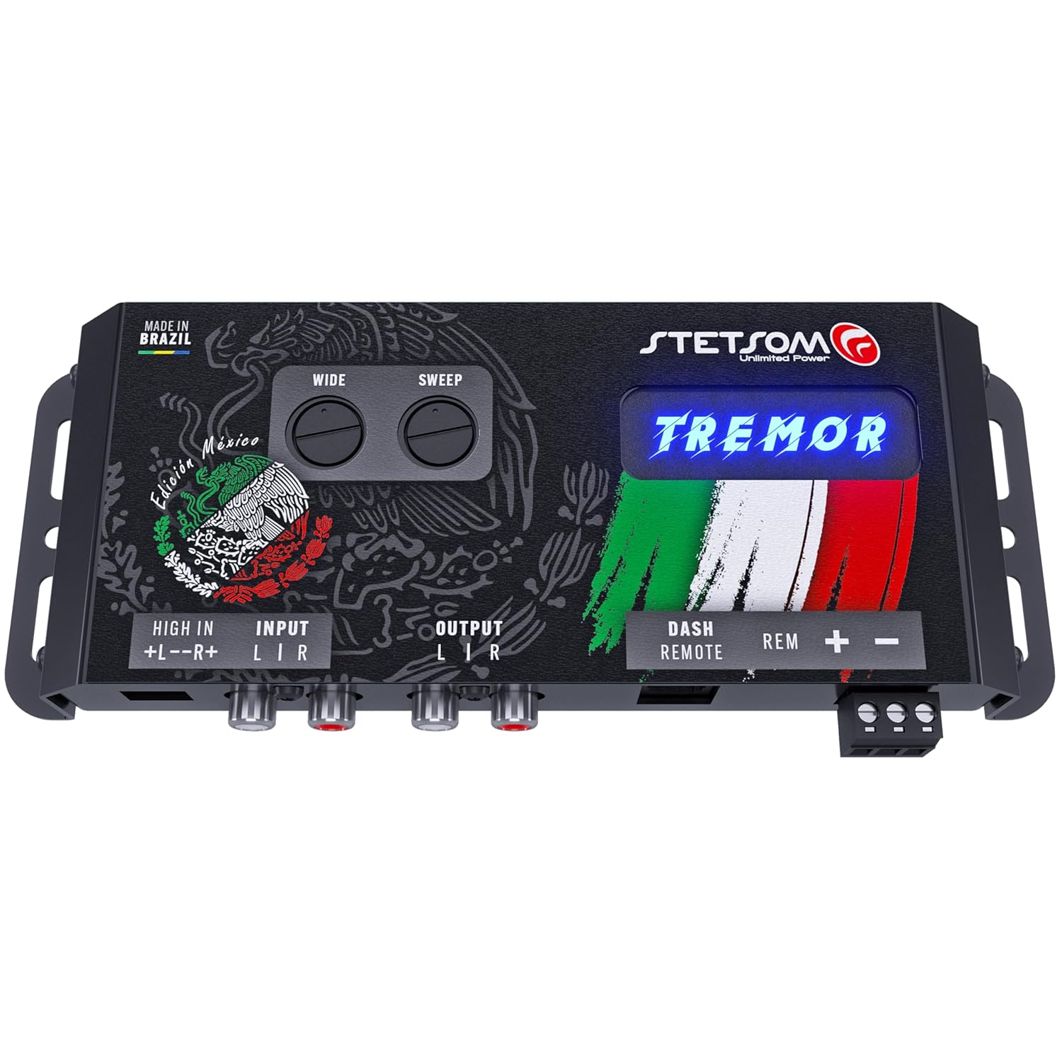 Stetsom Tremor Bass Restoration Processor, Car Audio Bass Booster Expander with Remote (Mexico Sticker Free)