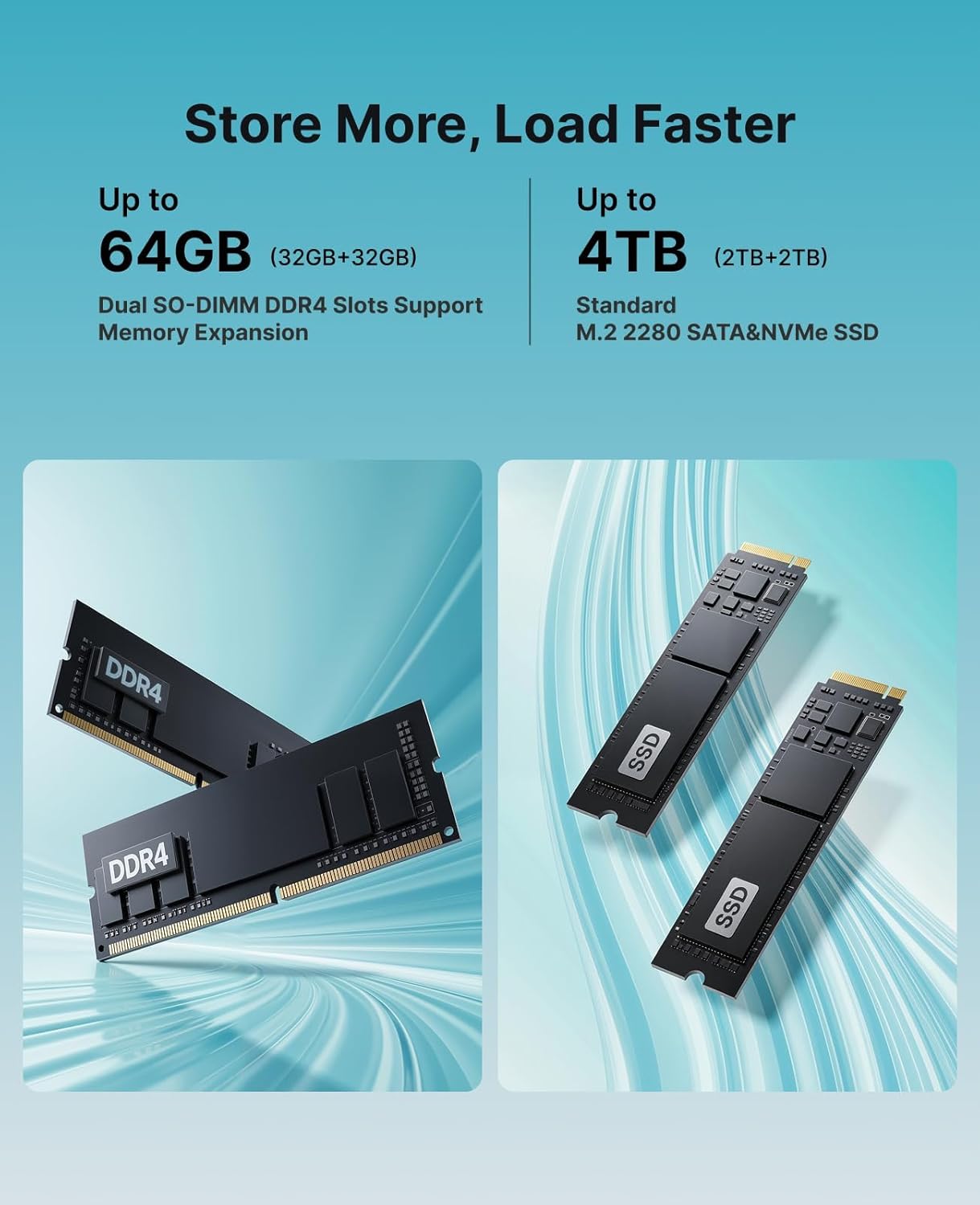 ACEMAGIC K1 Mini PC AMD Ryzen 4300U 16GB DDR4 1TB SSD Mini Computers (Turbo 3.7GHz), Win 11 Pro Radeon 4K Triple Display Desktop Computers 3.2USB-C Max 28W, VESA GbE/WiFi/BT Education/Business Office