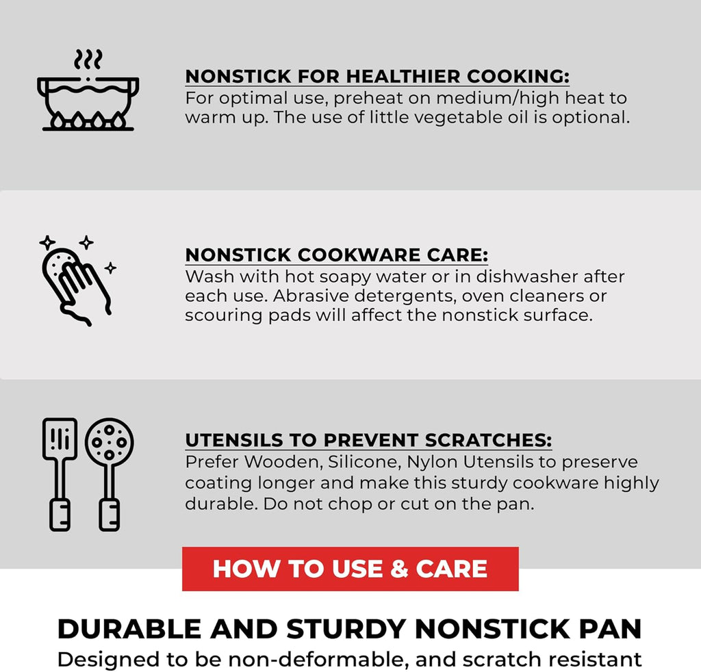 BRA COOKWARE Infinity 3-Piece Nonstick Frying Pan Set | 8, 9.5 & 11 Inch Cast Aluminum Skillet Set | Removable Handle | PFOA/PFAS Free Fry Pans | All Cooktops incl. Induction | Oven Safe Skillets