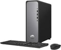 HP OmniDesk Slim Desktop PC, Intel Core i3-14100, 8GB RAM, 256GB SSD, Intel UHD Graphics 710, Windows 11 Home, Meteor Silver, S03-000 (2025) (Renewed Premium)