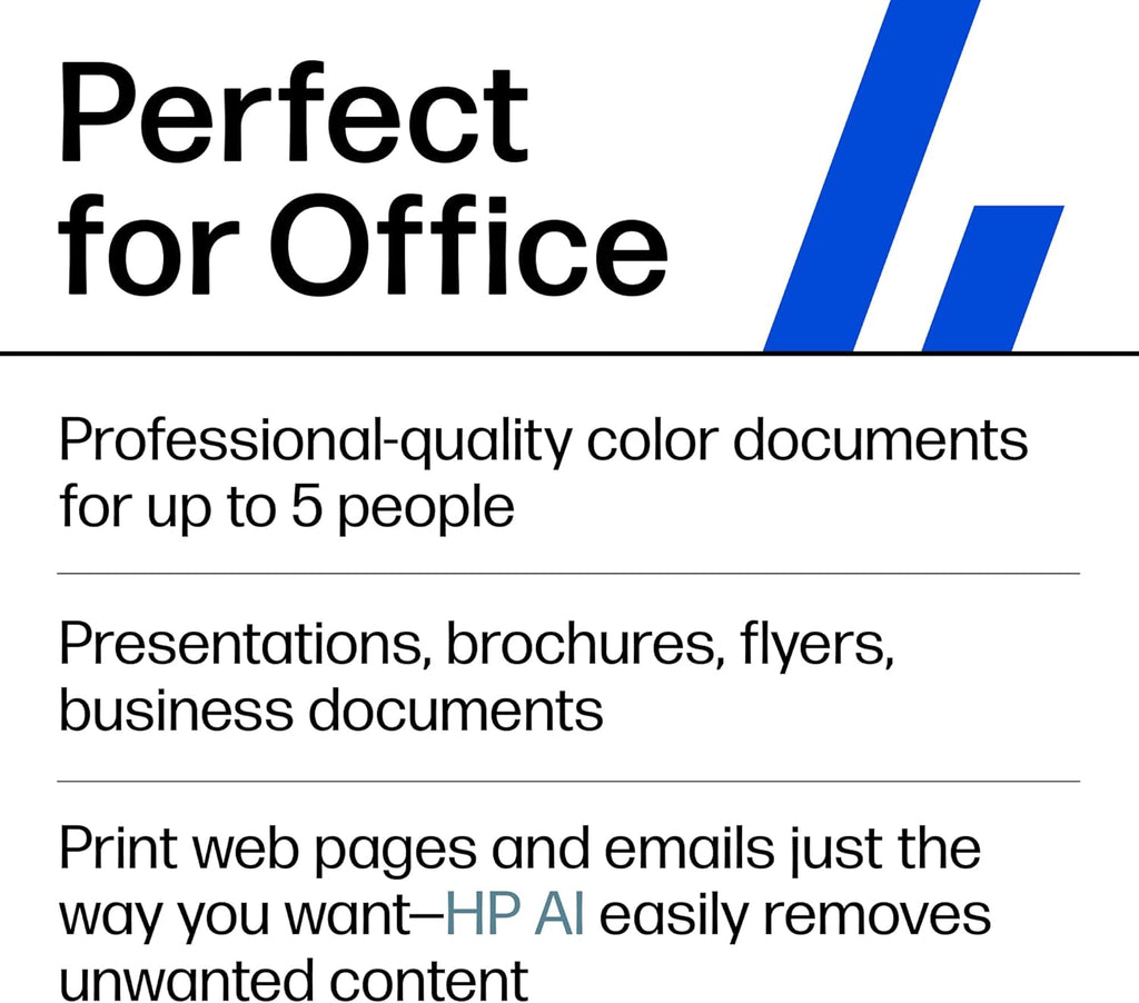 HP OfficeJet Pro 9125e Wireless All-in-One Color Inkjet Printer, Print, scan, copy, fax, ADF, Duplex printing best-for-office, 3 month Instant Ink trial included, AI-enabled (403X0A)