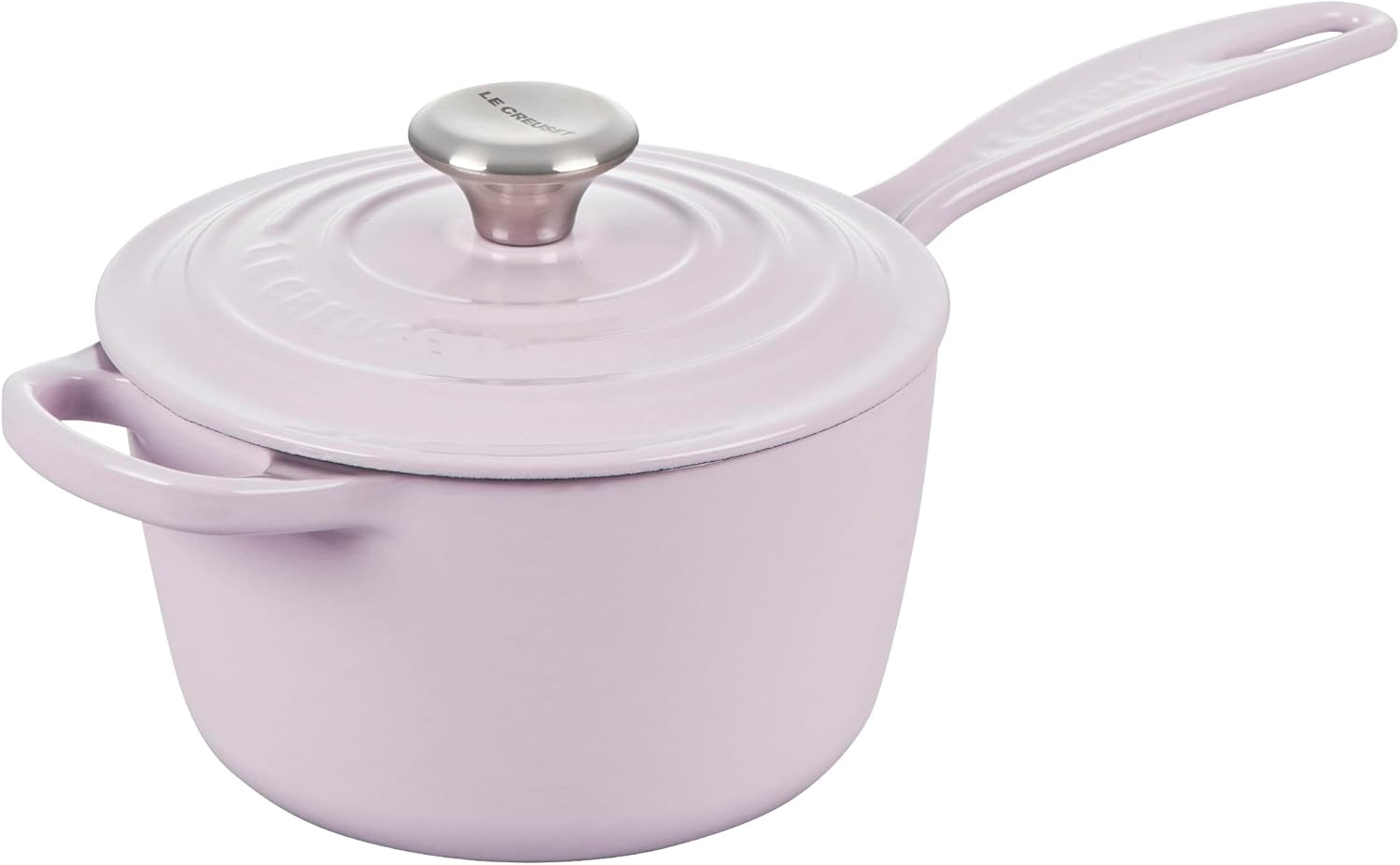 Le Creuset Enameled Cast Iron Signature Saucepan, 1.75 qt., Shallot