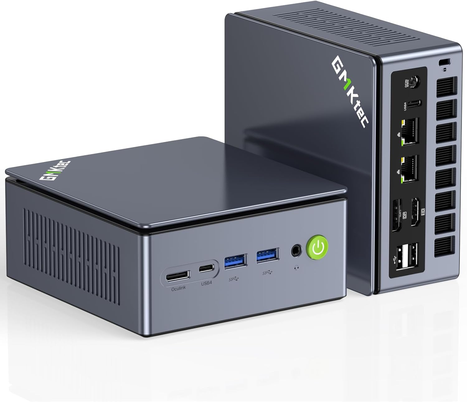 GMKtec Mini PC Gaming AMD Ryzen 7 PRO 6850U 32GB DDR5 1TB PCle SSD I226V Dual NIC LAN 2.5G Desktop Oculink Computer, Dual USB4, HDMI 2.1, USB-C M7 Ultra