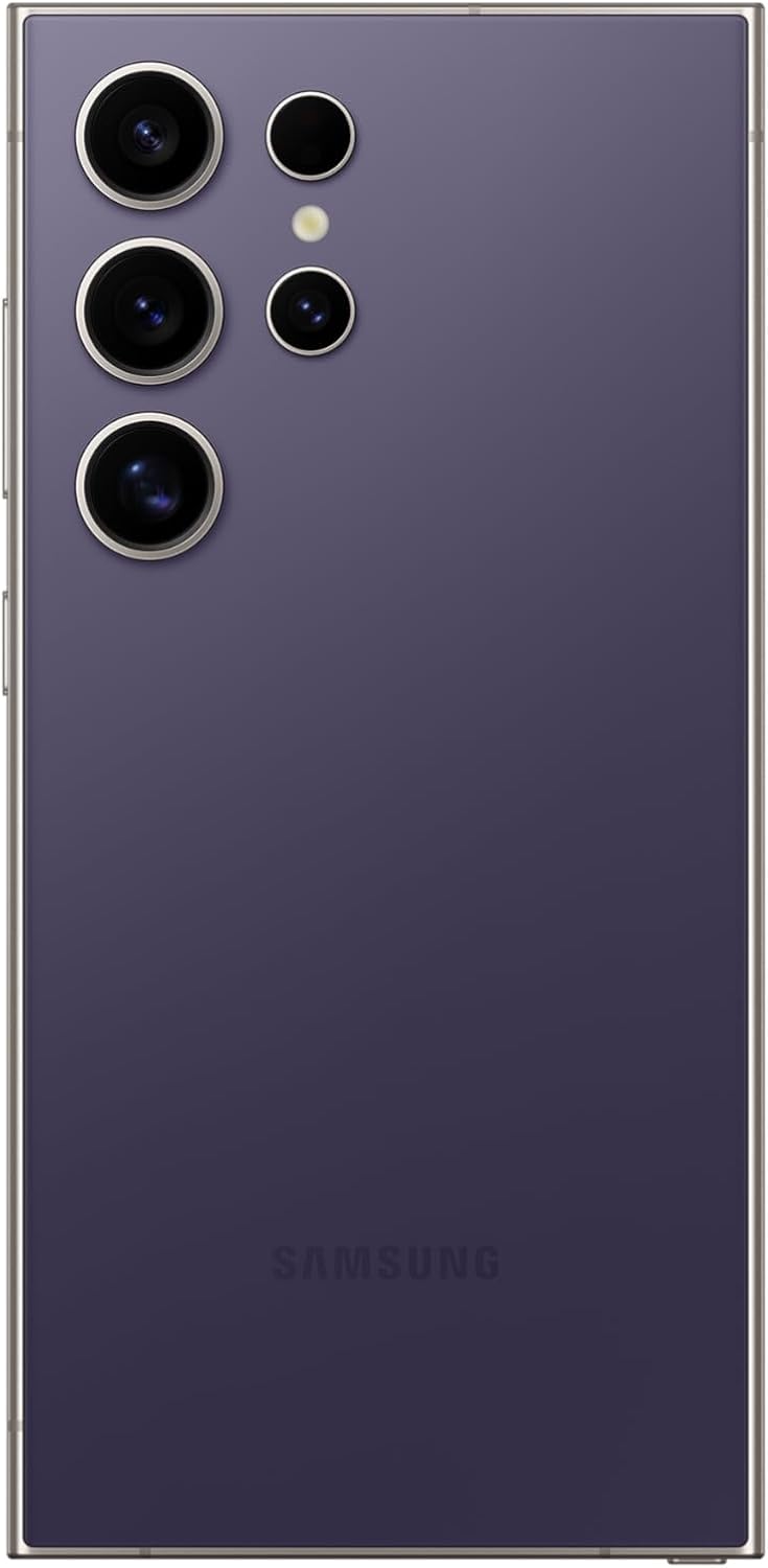 Samsung Galaxy S24 Ultra 5G, 256GB, Titanium Violet - Unlocked (Renewed)