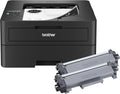 Brother HL-L2460DWW XL Wireless Compact Monochrome Printer with Duplex Copy & Scan, Fax, Black & White | Up to 4,200 Pages of Toner Included(1), Works with Alexa