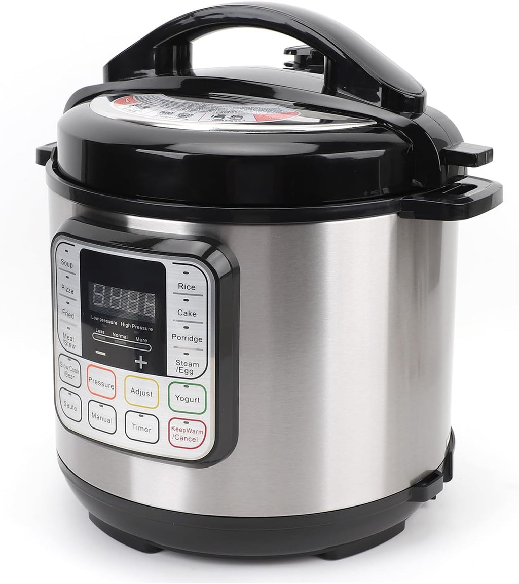 16 in 1 Multi Cooker, Dishwasher Stainless steel Pressure Cooker for Slow Cooker Rice Cooker Steam Pot Food Warmer (US Plug 110V)