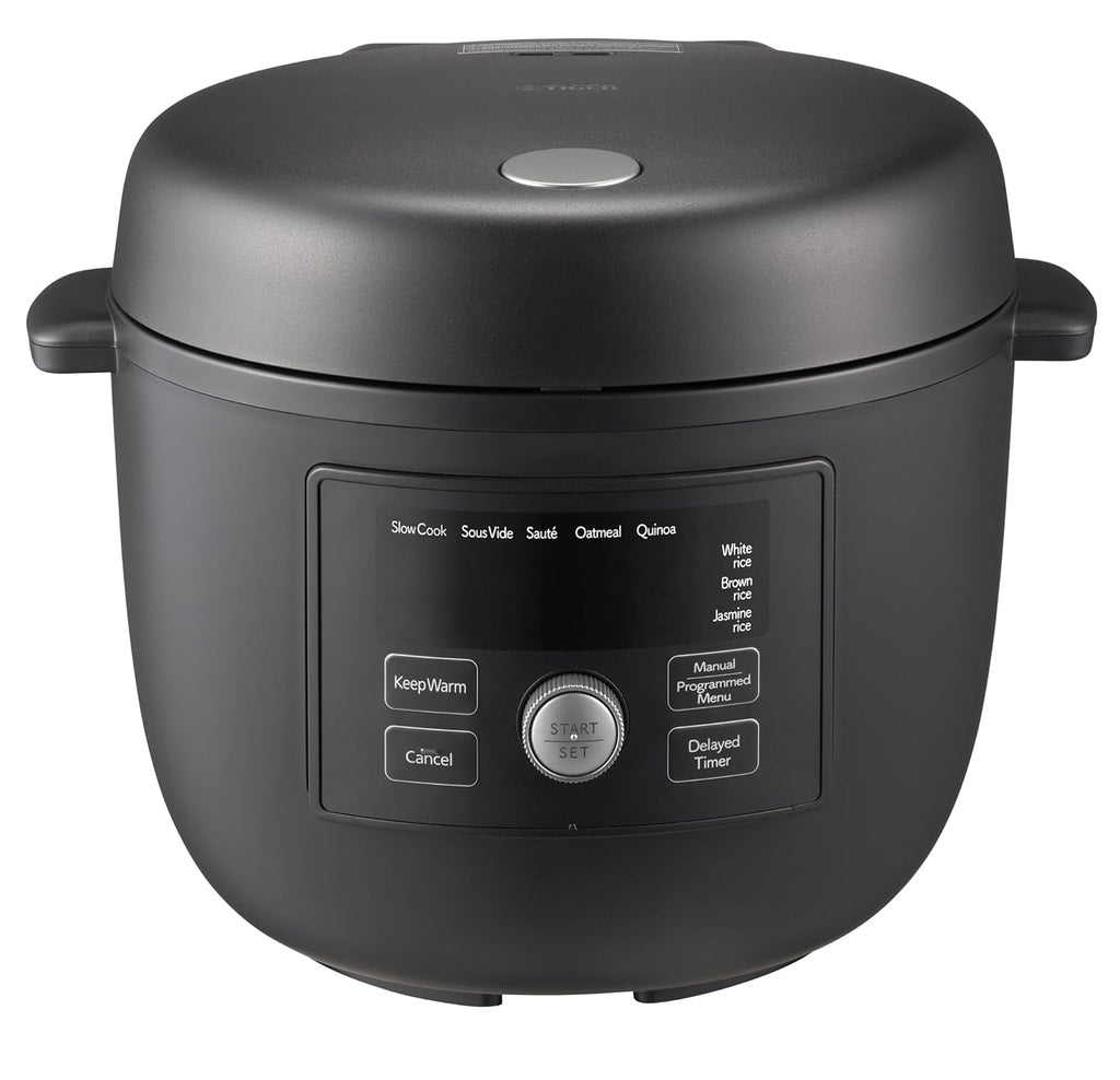Tiger COL-A40U 2.6-Quart Compact 8-in-1 Electric Multi-Cooker with 21 Programmed Menus (Black)