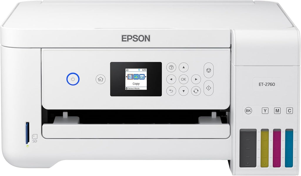 Epson EcoTank ET-2760 Wireless Color All-in-One Cartridge-Free Supertank Printer with Scanner and Copier