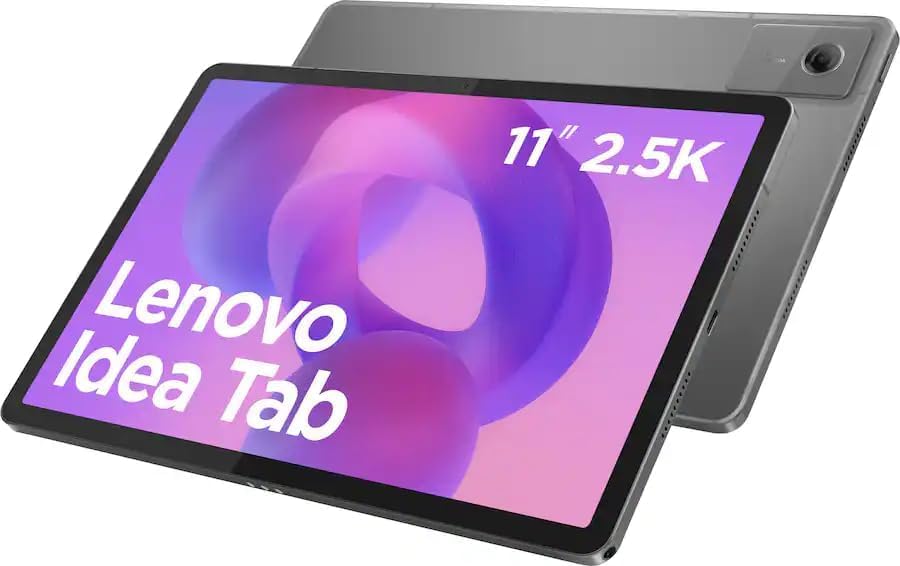 Lenovo Idea Tab 11" Tablet with Pen & Folio Case - Dimensity 6300 / 8GB RAM / 128 GB Storage/Android 15/2.5K / 90 Hz/Luna Grey