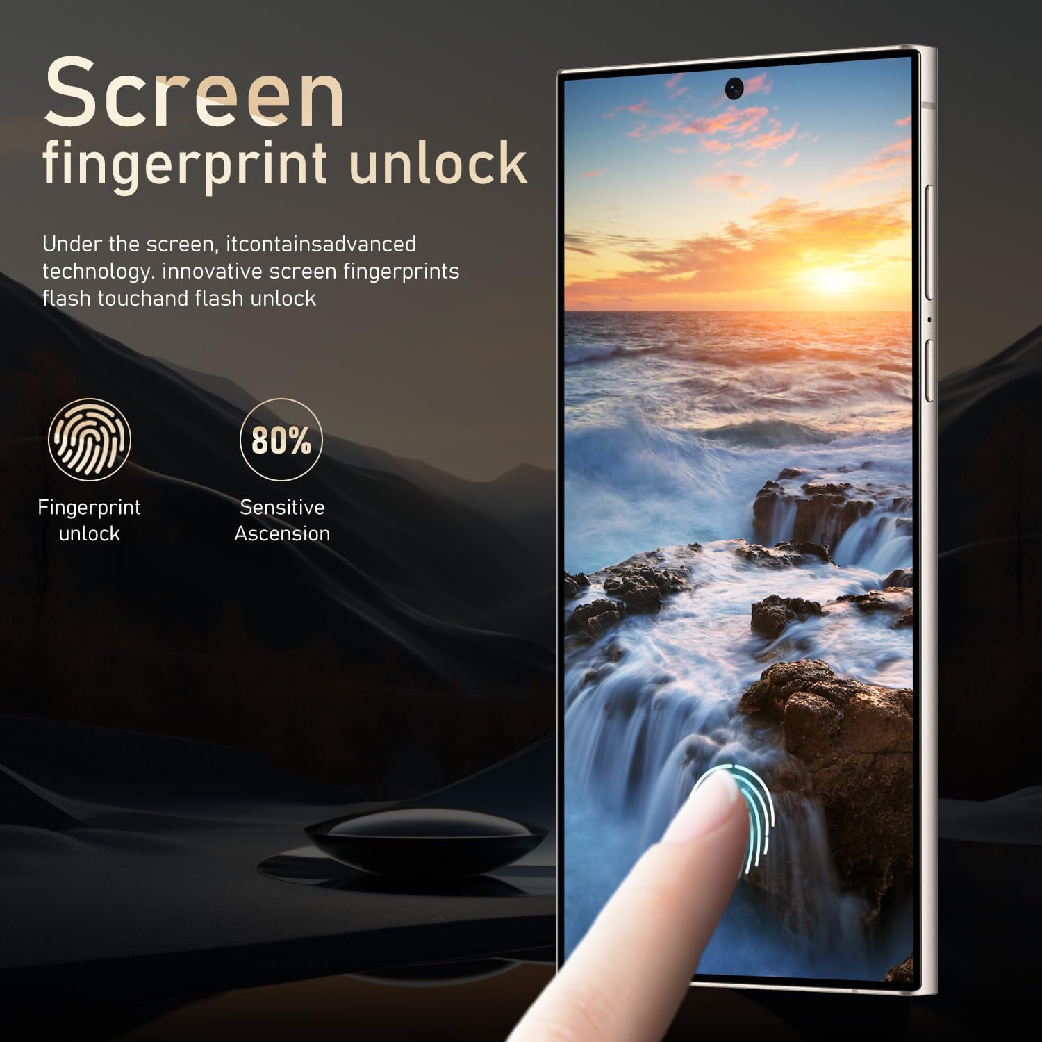 I24 Ultra Unlocked Phone,Built in Pen The Phone,Smartphone Battery 6800mAh 6.8" HD Screen,Android 14 16+512GB with 128GB Memory Card Cell Phone,5G/Face ID/Fingerprint Lock/GPS (Orange, 16+512GB)