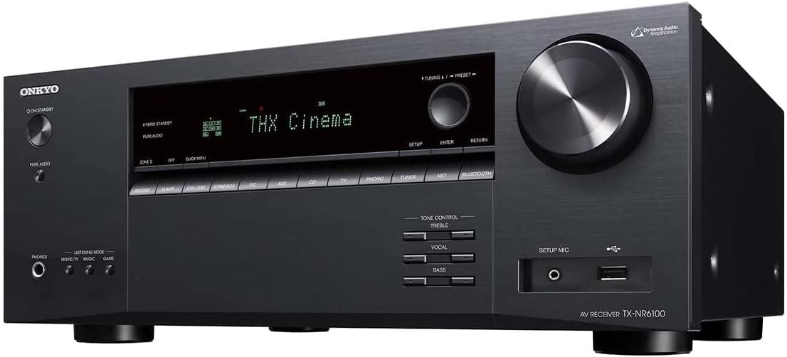 Onkyo TX-NR6100 7.2 Channel THX Certified Network AV Receiver - Black