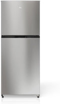 TCL 10.1 Cu Ft Double Door Refrigerator with Freezer in Silver, Frost Free Energy Efficient Fridge for Dorm, Apartment, Kitchen, Garage & Office