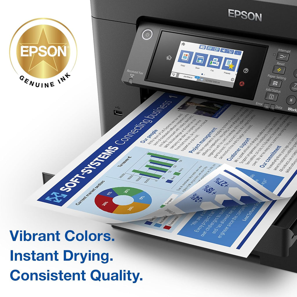 EPSON 812 DURABrite Ultra Ink High Capacity Black & Standard Color Cartridge Combo Pack (T812XL-BCS) Works with WorkForce Pro WF-7310 ,7820, 7840, EC-C7000