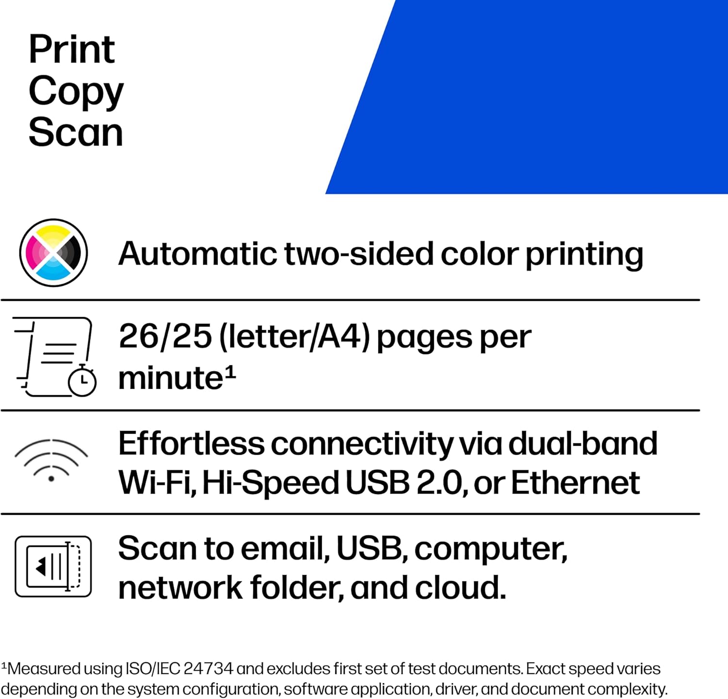 HP Color LaserJet Pro MFP 3301sdw Wireless All-in-One Color Laser Printer, Office Printer, Scanner, Copier, ADF, Duplex, Best-for-Office (499Q3F)