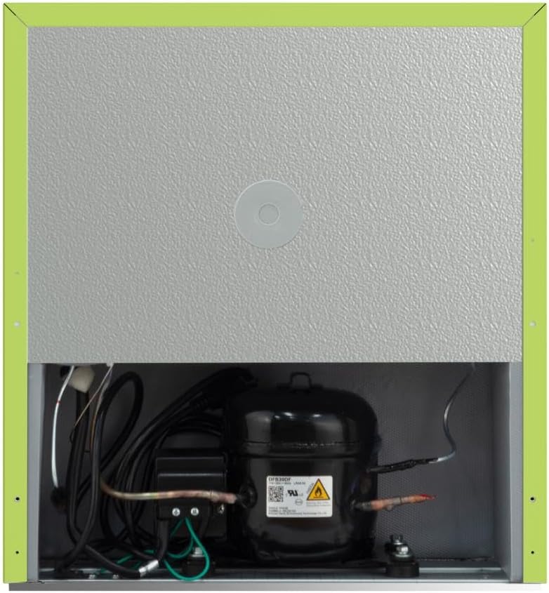 Frigidaire EFR115-GREEN 1.6 Cu Ft Compact Fridge for Office, Dorm Room, Mancave or RV, Green