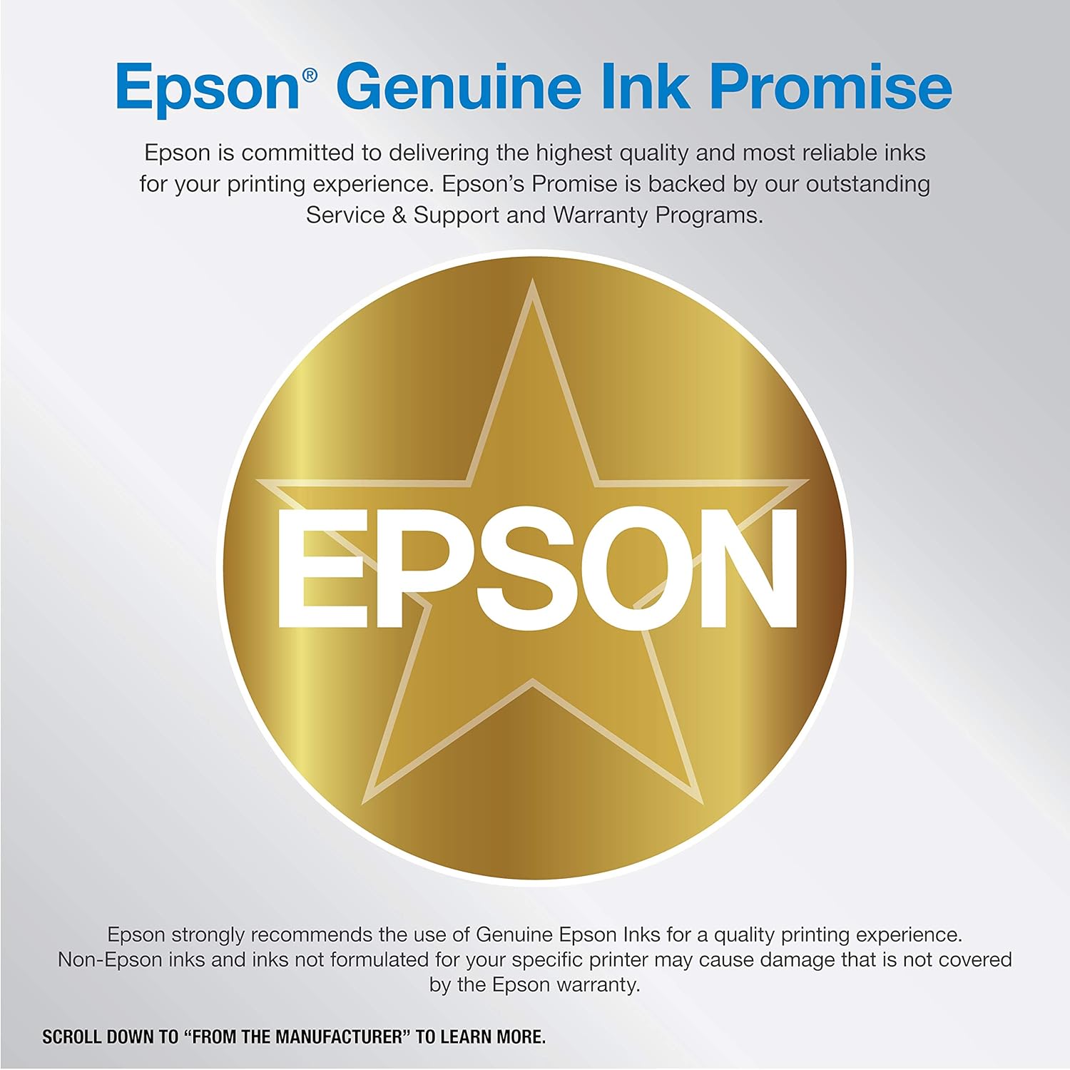 Epson EcoTank Photo ET-8550 Wireless Wide-Format Color All-in-One Supertank Printer - Scanner, Copier - Ethernet - 4.3-inch Color Touchscreen