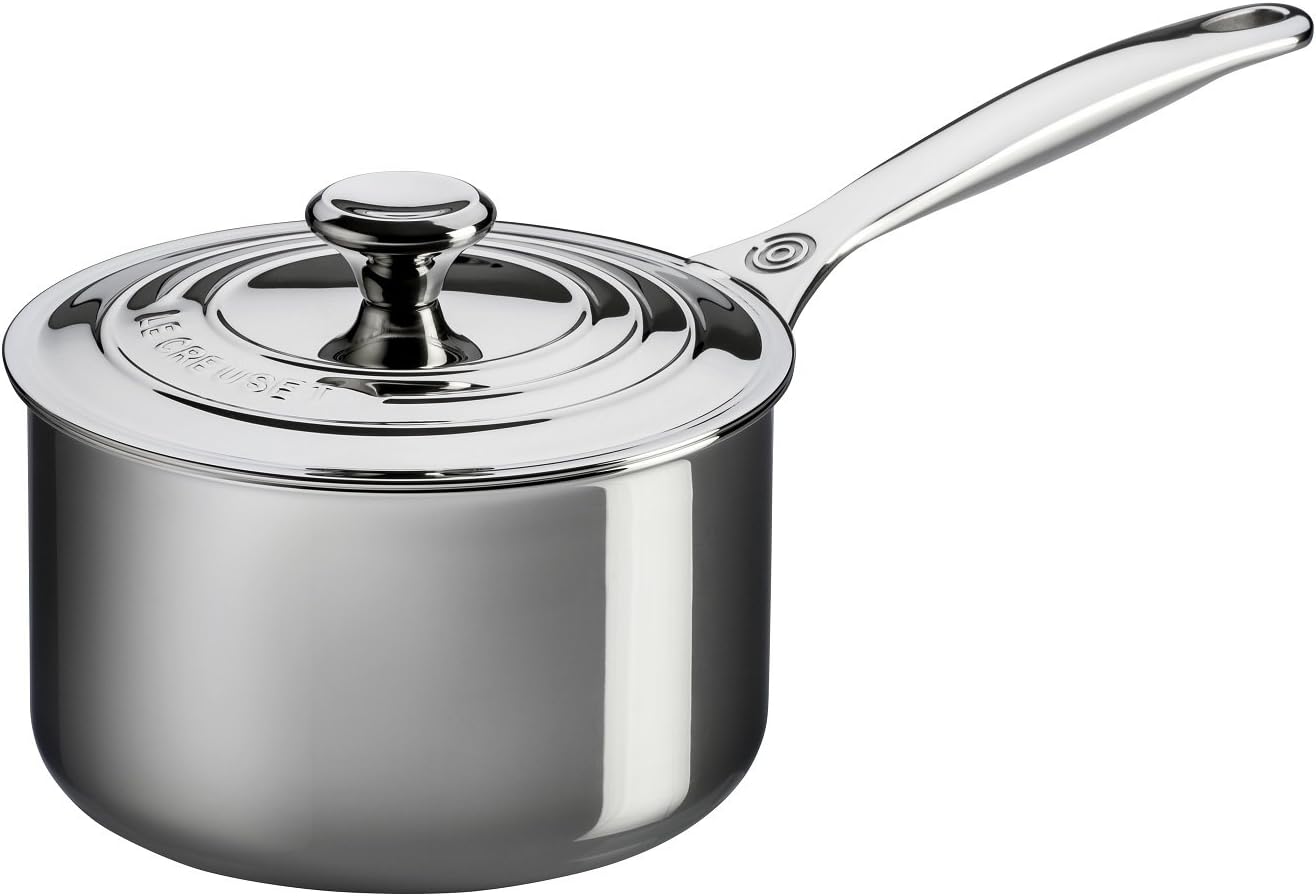 Le Creuset Tri-Ply Stainless Steel 2 Quart Saucepan