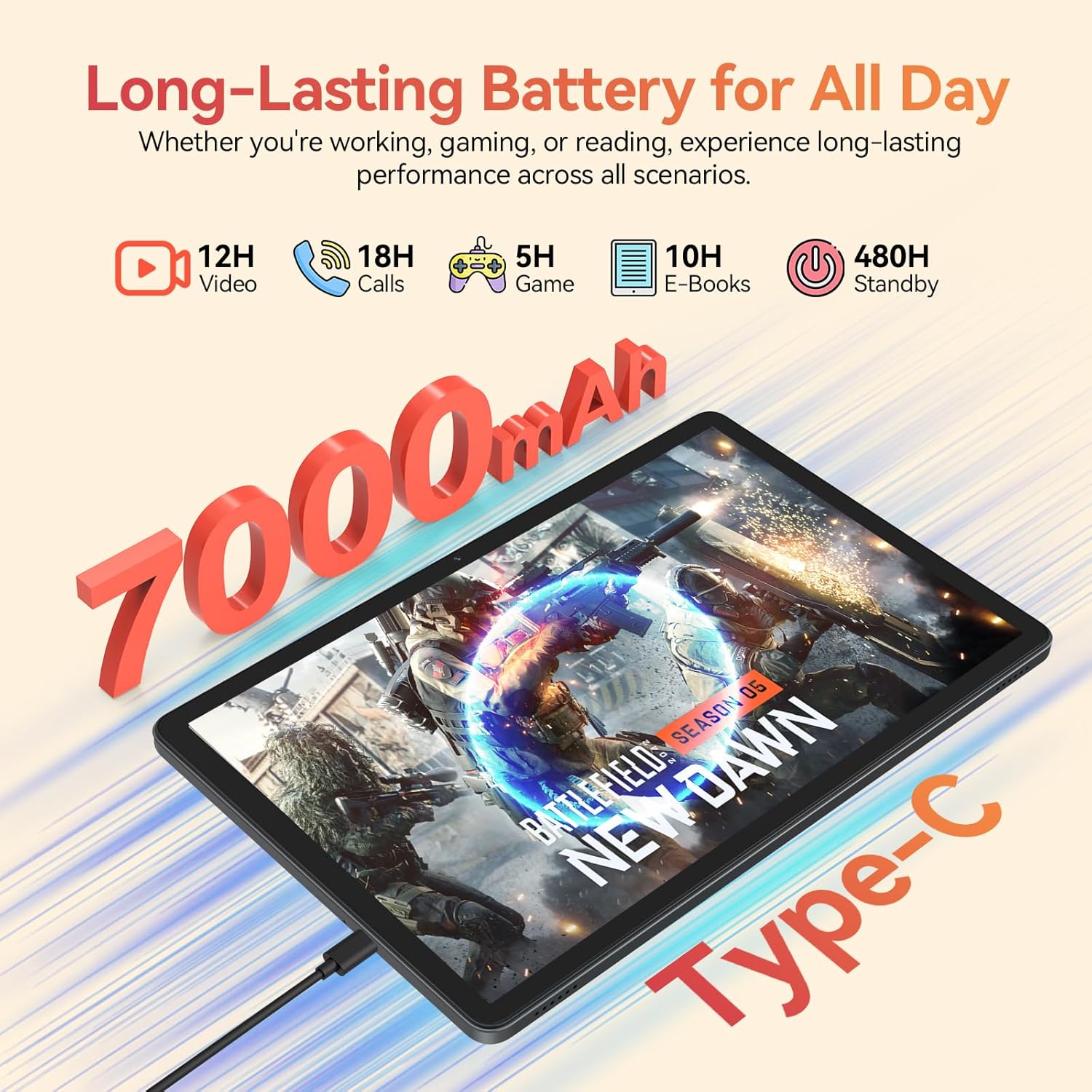 Tablet 2026 Upgraded Android 15, 11 Inch Tablet with Keyboard, 16GB RAM+128GB ROM/1TB Expendable, MTK8786 Octa-Core Processor, Gemini AI 2.0, Dual 4G Cellular for T-Mobile, 21MP Camera, GPS, Bluetooth