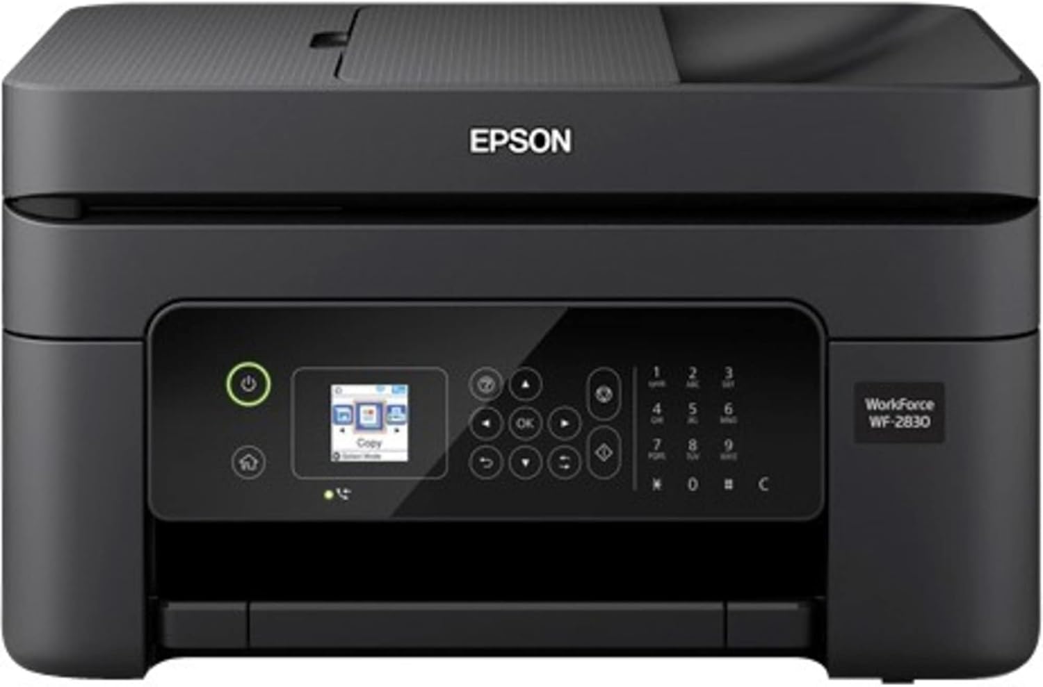 Epson Workforce WF-2930 Wireless All-in-One Printer with Scan, Copy, Fax, Auto Document Feeder, Automatic 2-Sided Printing and 1.4" Color Display