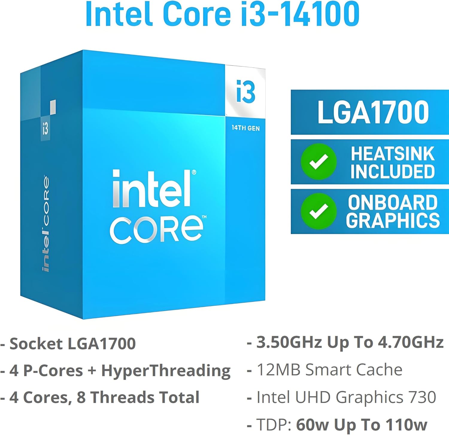 Dell Desktop Computers Pro Tower PC for Home and Business, 14th Gen Intel 4-Core Processor, 16GB DDR5 RAM, 1TB PCIe SSD, DisplayPort, HDMI, Support Dual Monitor, Windows 11 Pro