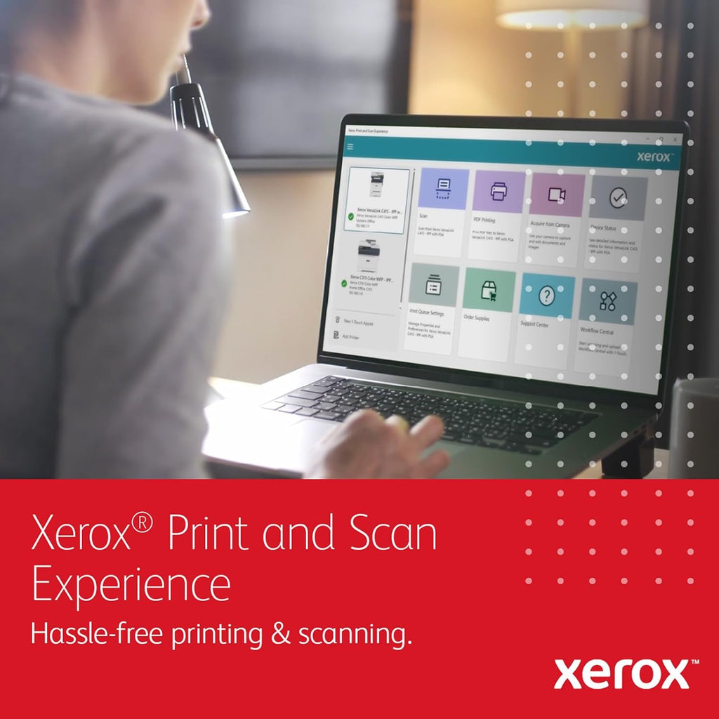 Xerox C235dni Wireless Color Laser All-in-One Printer – Printer Scanner Copier Fax, 24ppm, Wireless Home Office Printer for Laptop & Desktop, Easy to Setup