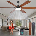72 inch Ceiling Fans with Lights and Remote Control,Indoor/Outdoor Flush Mount Low Profile Commercial Reversible Dimmable Wood Grain Ceiling Fans for Living Room Patio Industrial Shop.