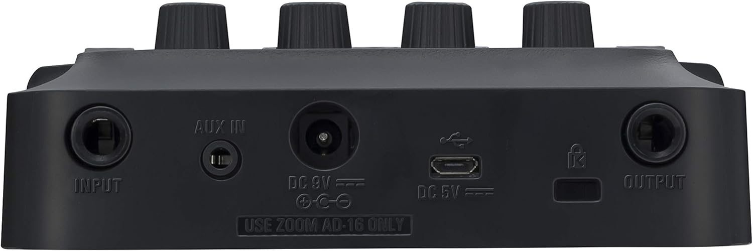 Zoom G1 FOUR Guitar Multi-Effects Processor with 70+ Effects & Amp Modeling, Looper, Rhythm Section, Tuner, Battery Powered
