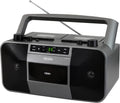 JENSEN MCR-1500 MCR-1500 Portable Stereo CD Player and Dual-Deck Cassette Player/Recorder with AM/FM Radio