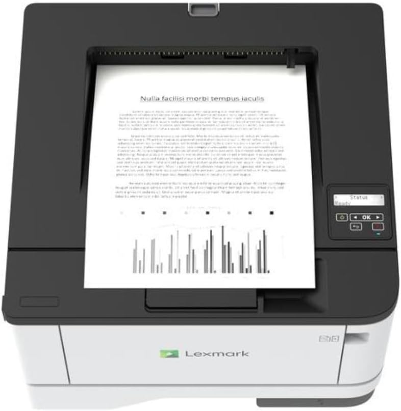 Lexmark MS431DN Laser Printer - Monochrome - 42 ppm Mono - 2400 dpi - Automatic Duplex Print - 100 Sheets Input - Gigabit Ethernet (29S0050) Bundle with Lexmark 55B1000 Black 3K Yield Toner Cartridge