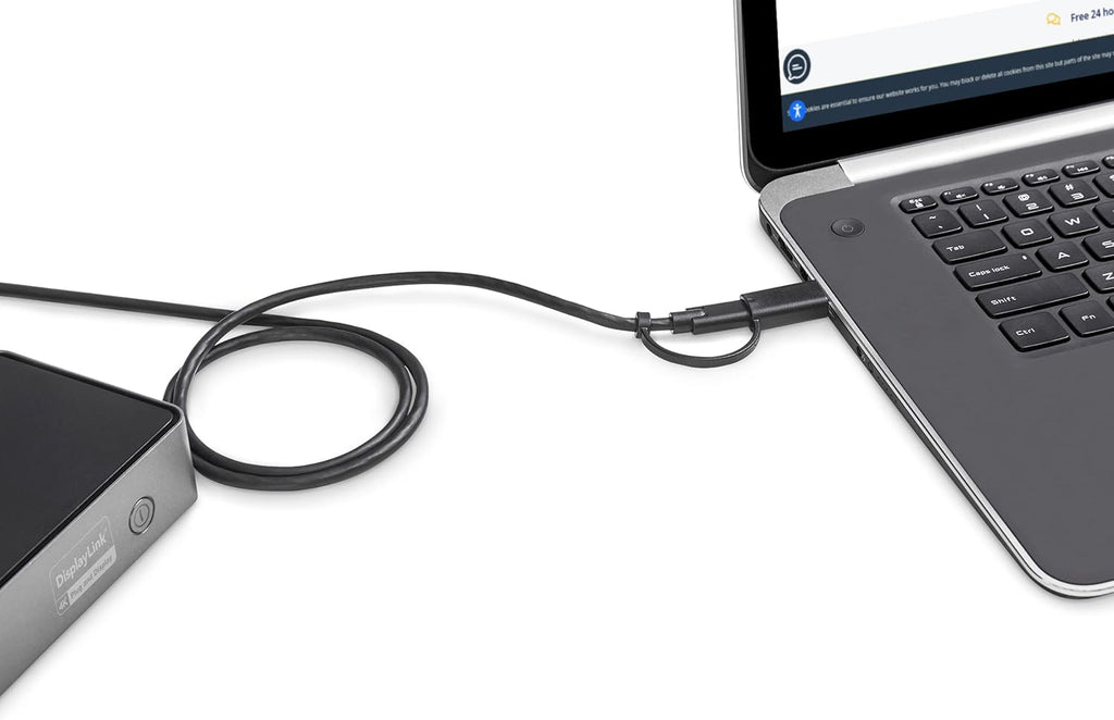 StarTech.com USB-C / USB-A Hybrid Docking Station for MacBook Pro / Air M1 M2 M3 M4 & Windows, Universal Triple 4K 60Hz HDMI DP Dock, Thunderbolt Compatible, 85W Laptop Charging - TAA, Black & Gray