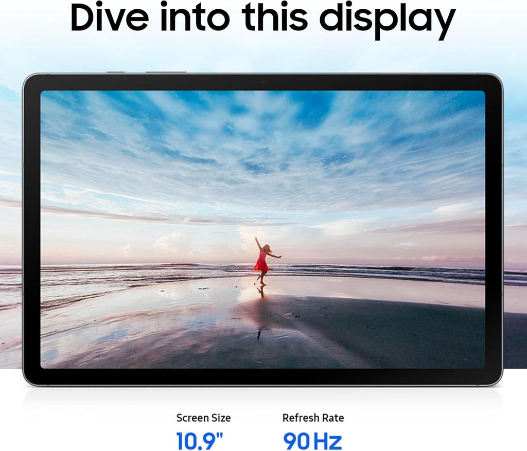 Samsung Galaxy Tab S10 Lite, 6GB RAM, 128GB, 2TB Expand, Long Battery Life, 10.9” LCD, S Pen for Note-Taking, Exynos 1380, Circle to Search, AI Tools, Gray