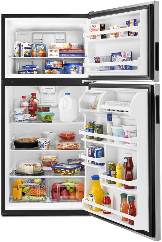 Amana 18.2 cu. ft. Top Freezer Refrigerator in Stainless Steel