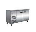 EMPURA 69" Back Bar Cooler Cabinet with Two-Swing Solid Doors | Commercial Refrigerator Fridge for Beverage Beer Soda | 20.8 Cu. Ft. | 69"W x 27.63"D x 42.5"H, Stainless Steel Exterior Finish, 115V