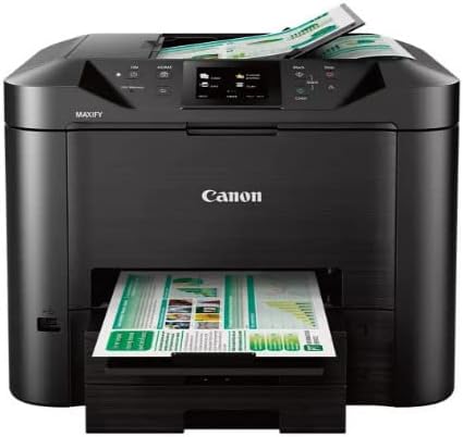 Canon Office and Business MB5420 Wireless All-in-One Printer,Scanner, Copier and Fax, with Mobile and Duplex Printing, Black, Desktop