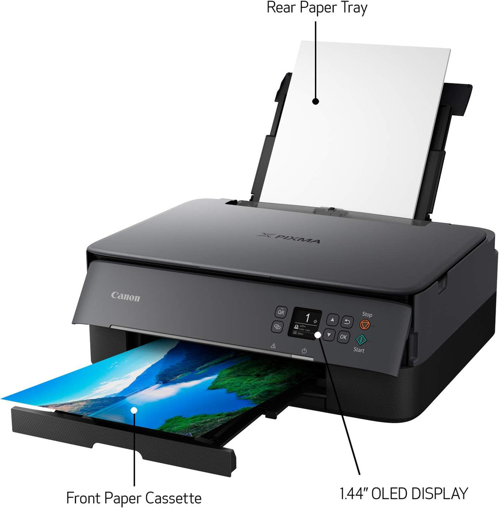 Canon PIXMA TS6420a All-in-One Wireless Inkjet Printer Print,Copy,Scan, Black & Canon PG-260Xl Black Ink Cartridge & Canon PG-260 XL/CL-261 XL Value Pack