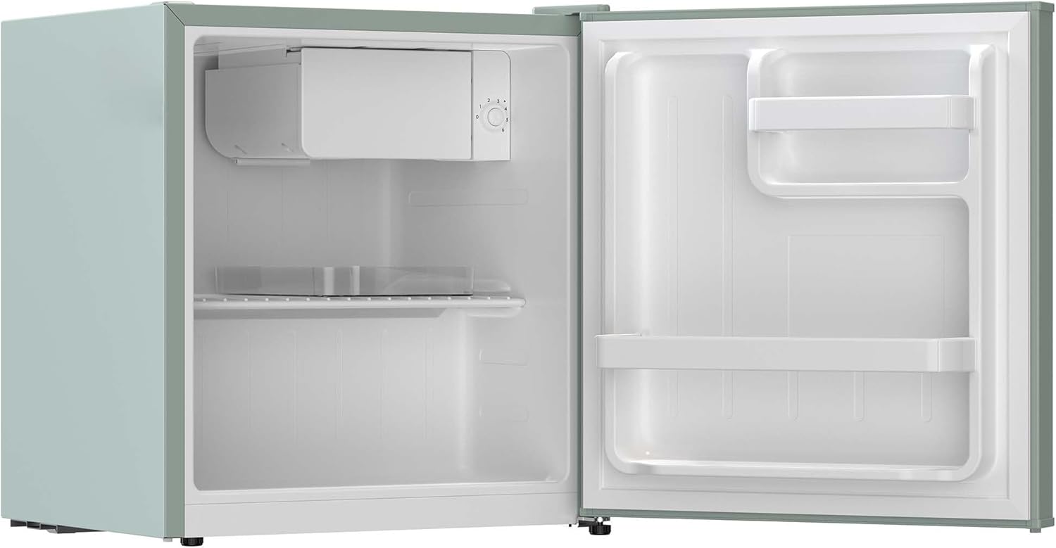 Frigidaire, 1.6 Cu. Ft. Retro Series Compact Refrigerator, Built-In Side Bottle Opener, Green