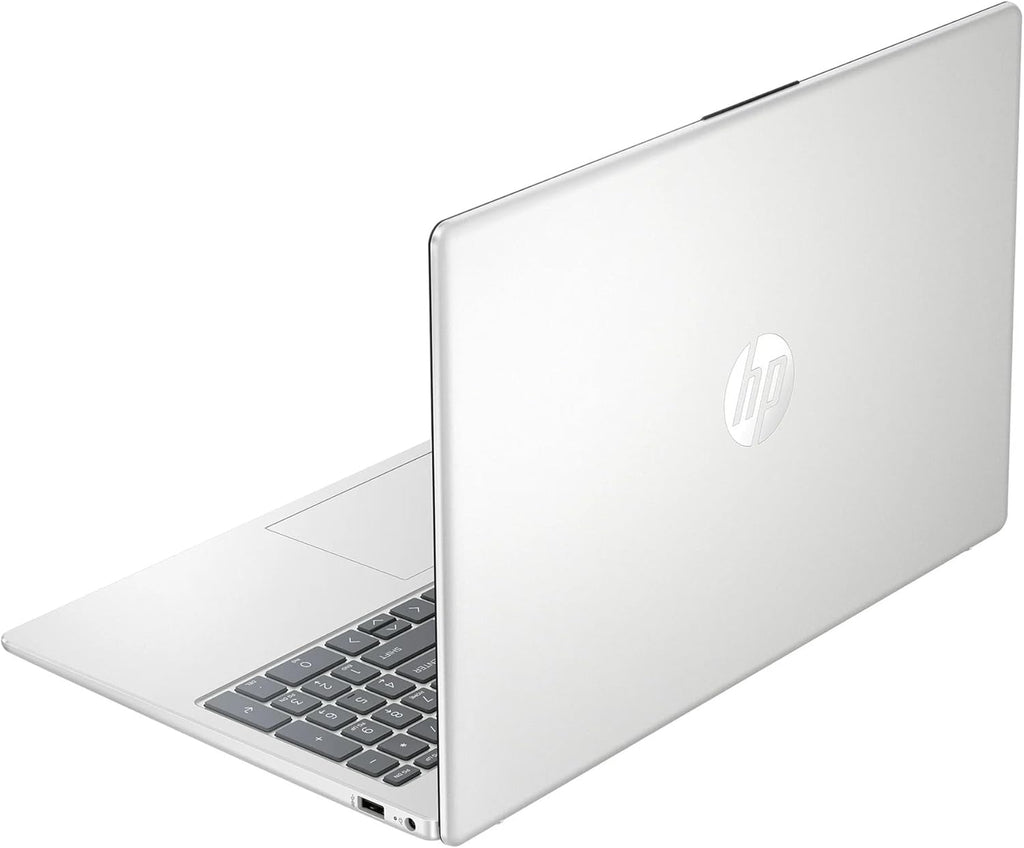 HP 15.6" FHD Touchscreen Business Laptop Computer with Microsoft Office 365, AMD Ryzen 5 Processor, Windows 11 Laptop 8GB RAM 512GB Storage (256GB SSD+256GB Docking Set), NLY Earphones, Silver
