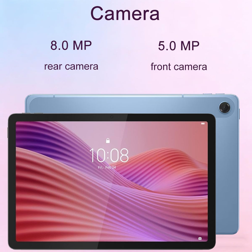 Lenovo Tab M10 10.1" Idea Android Tablet, 192GB Storage (128GB eMMC+64GB SD Card), FHD+ (1920x1200), 8-Core MediaTek, Ultra-Light Design for Kids, Student, Gaming, Long Battery Life, 8MP+5MP Camera